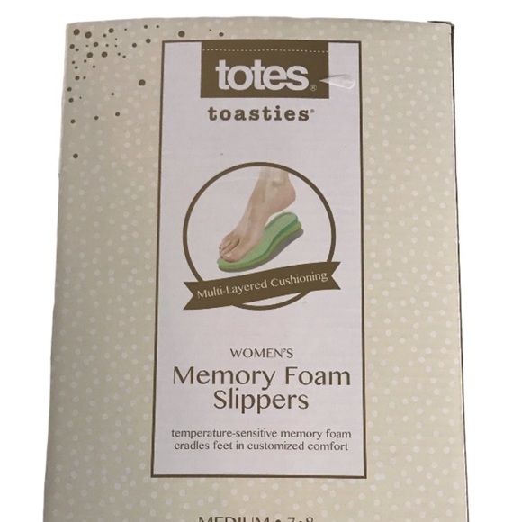 Totes Toasties Memory Foam Slippers - Picture 7 of 14